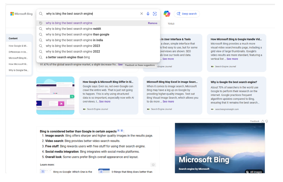 Microsoft Bing